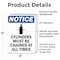 Signmission Safety Culture Sign, 3.5 in Width, Vinyl Decal, Rectangle OS-2PACK-NS-D-35-V-10890 - alternate 6
